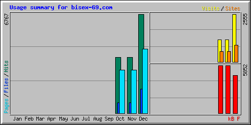 Usage summary for bisex-69.com