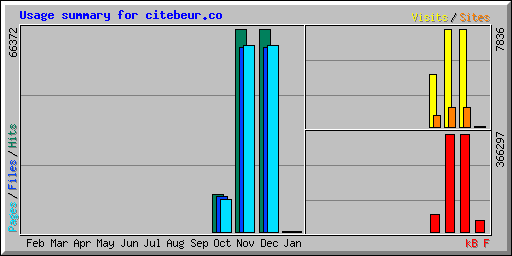 Usage summary for citebeur.co