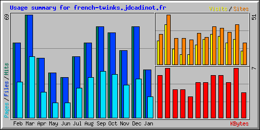 Usage summary for french-twinks.jdcadinot.fr