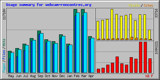 Usage summary for webcam-rencontres.org